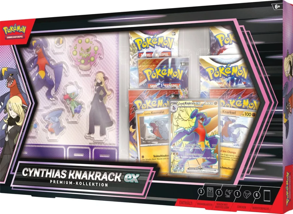 Pokemon Cynthias Knakrack ex Premium Kollektion Deutsch